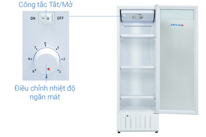 Tủ mát Alaska 270 lít LC-455H Tủ mát Alaska 270 lít LC-455H