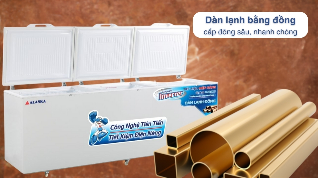 Tủ đông Alaska 742 lít HB-1100CI Tủ đông Alaska 742 lít HB-1100CI