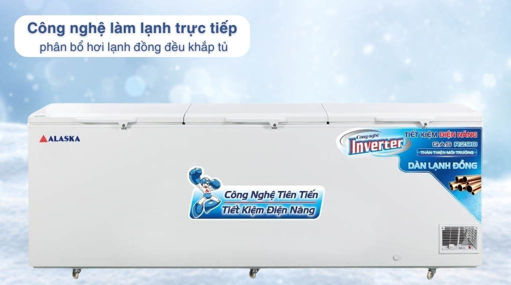 Tủ đông Alaska 742 lít HB-1100CI Tủ đông Alaska 742 lít HB-1100CI