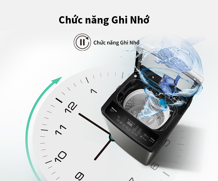 Máy giặt cửa trên 10.5 kg Hisense WTZQ1015UT