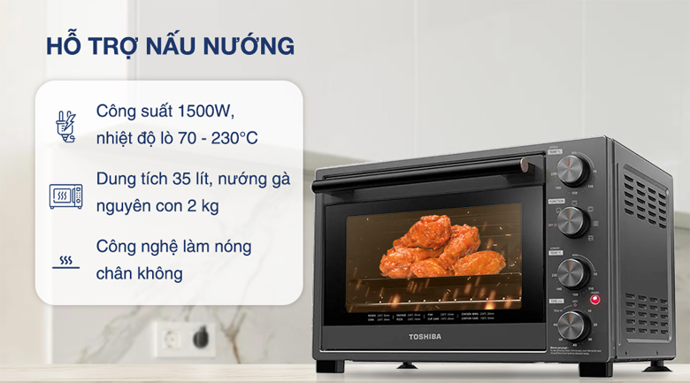 Lò nướng Toshiba 35 lít TL-MC35Z