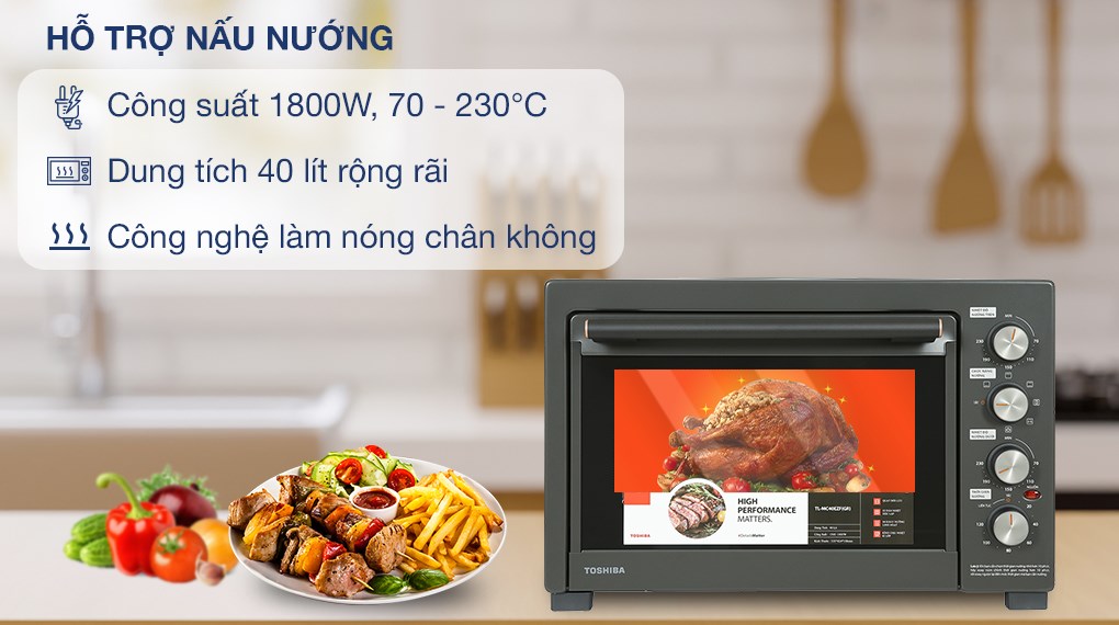 Lò nướng Toshiba 40 lít TL-MC40EZF(GR)