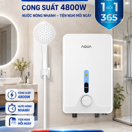 Máy nước nóng trực tiếp AQUA 4800W AEI48-N1W(VN) 6 Máy nước nóng trực tiếp AQUA 4800W AEI48-N1W(VN)