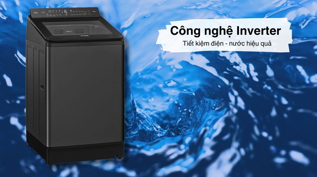Máy giặt lồng đứng Panasonic Inverter 18 kg NA-FD180W3BV