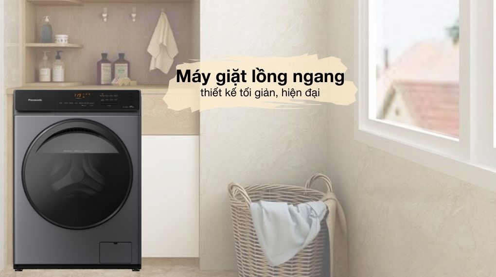 Máy giặt lồng ngang Panasonic 10 kg NA-V10FA1LVT