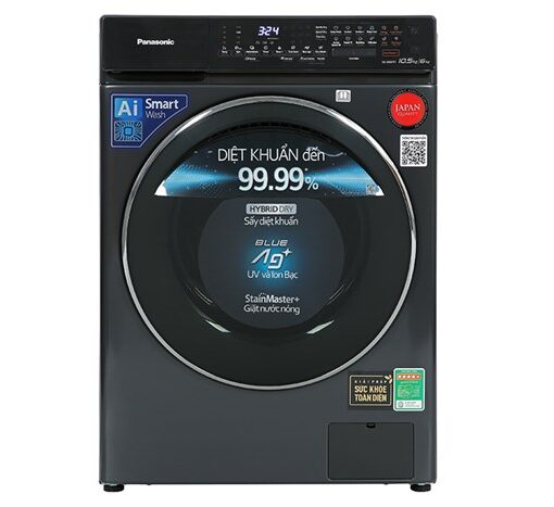 Máy giặt sấy Panasonic inverter giặt 10.5 kg - sấy 6 kg NA-S056FR1BV