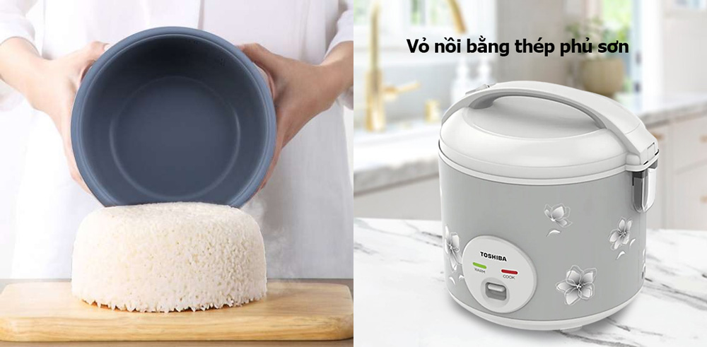 Nồi Cơm Điện Toshiba 1.8 lít RC-18JFM(H)VN 