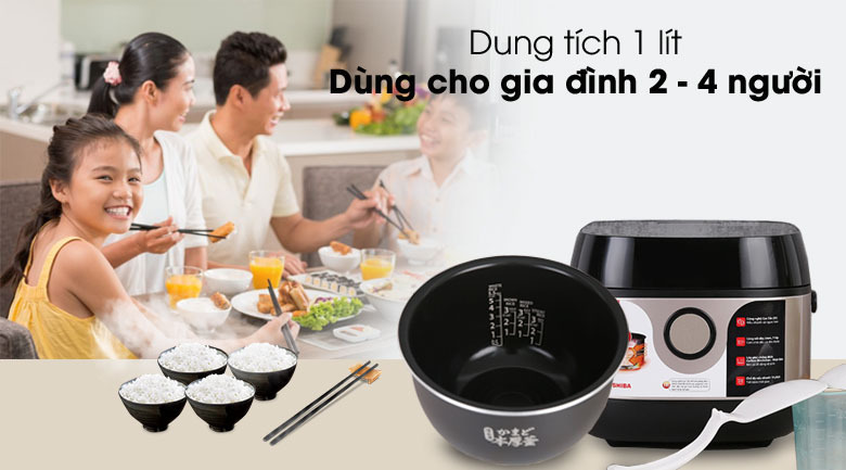 Nồi cơm điện Toshiba 1 lít RC-10IX1PV