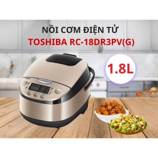 Nồi cơm điện Toshiba 1.8 lít RC-18DR3PV(G)