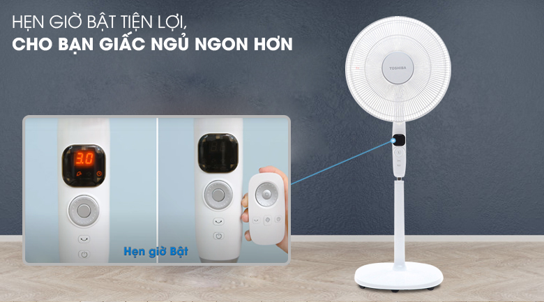 Quạt đứng Toshiba 9 cánh F-LSD10(H)VN