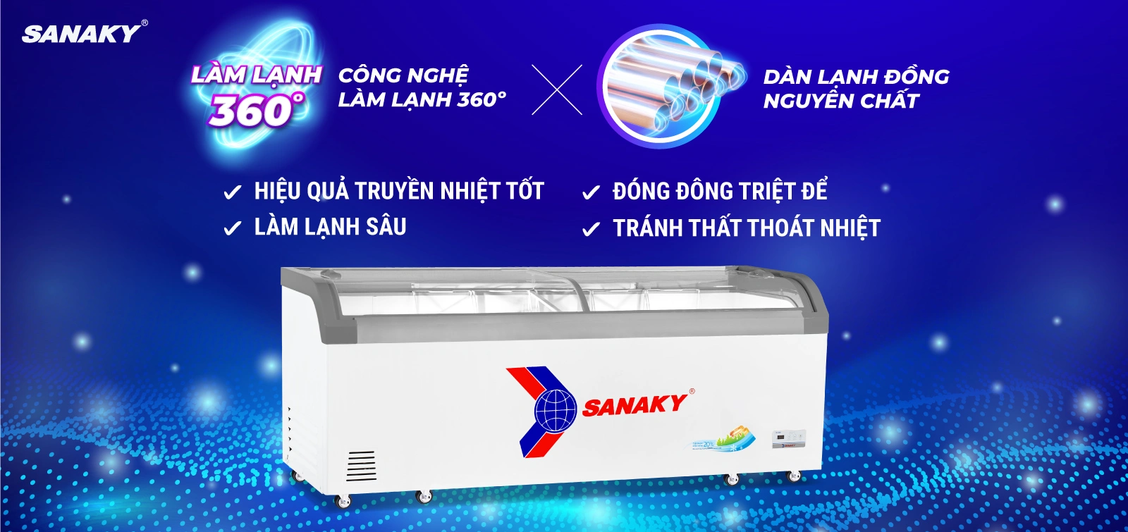 Tủ Đông Sanaky 750 lít VH-1099KA Tủ Đông Sanaky 750 lít VH-1099KA