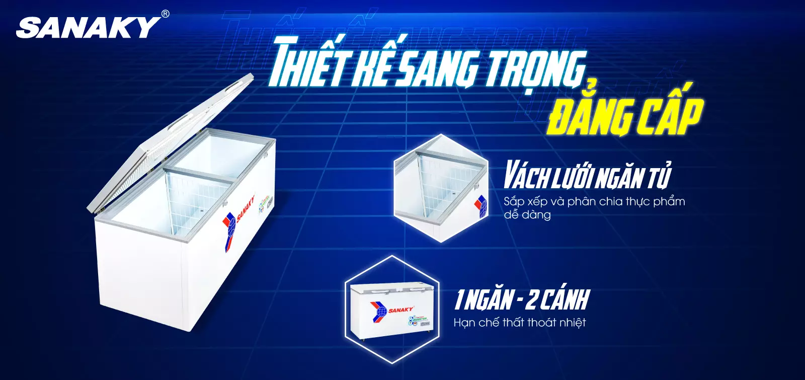 Tủ Đông Sanaky 761 Lít VH-8699HY4K