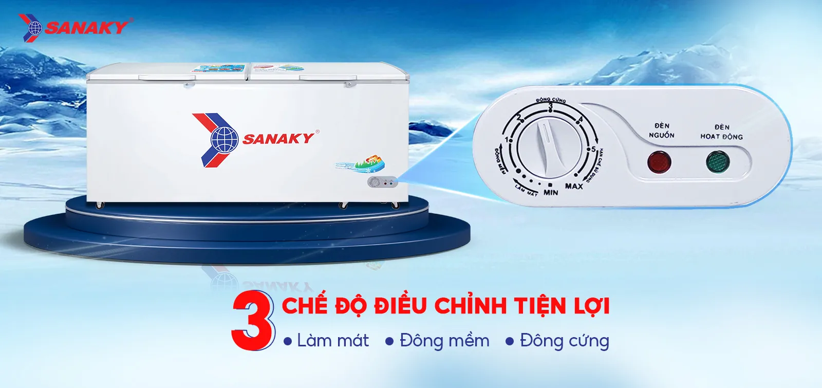 Tủ Đông Sanaky 860 lít VH-8699HY