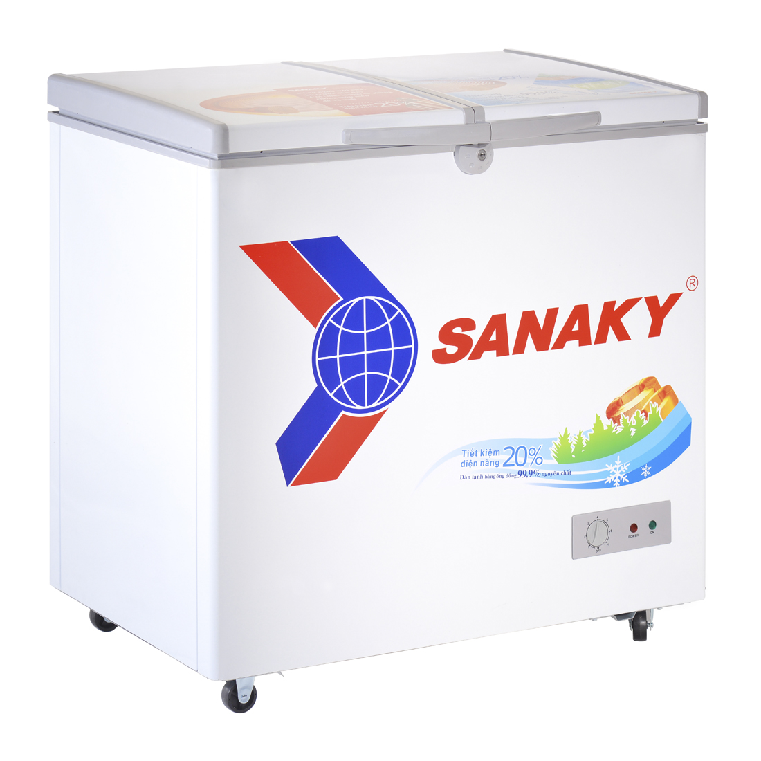 Tủ đông mát Sanaky 220 lít VH-2299W1 Tủ đông mát Sanaky 220 lít VH-2299W1