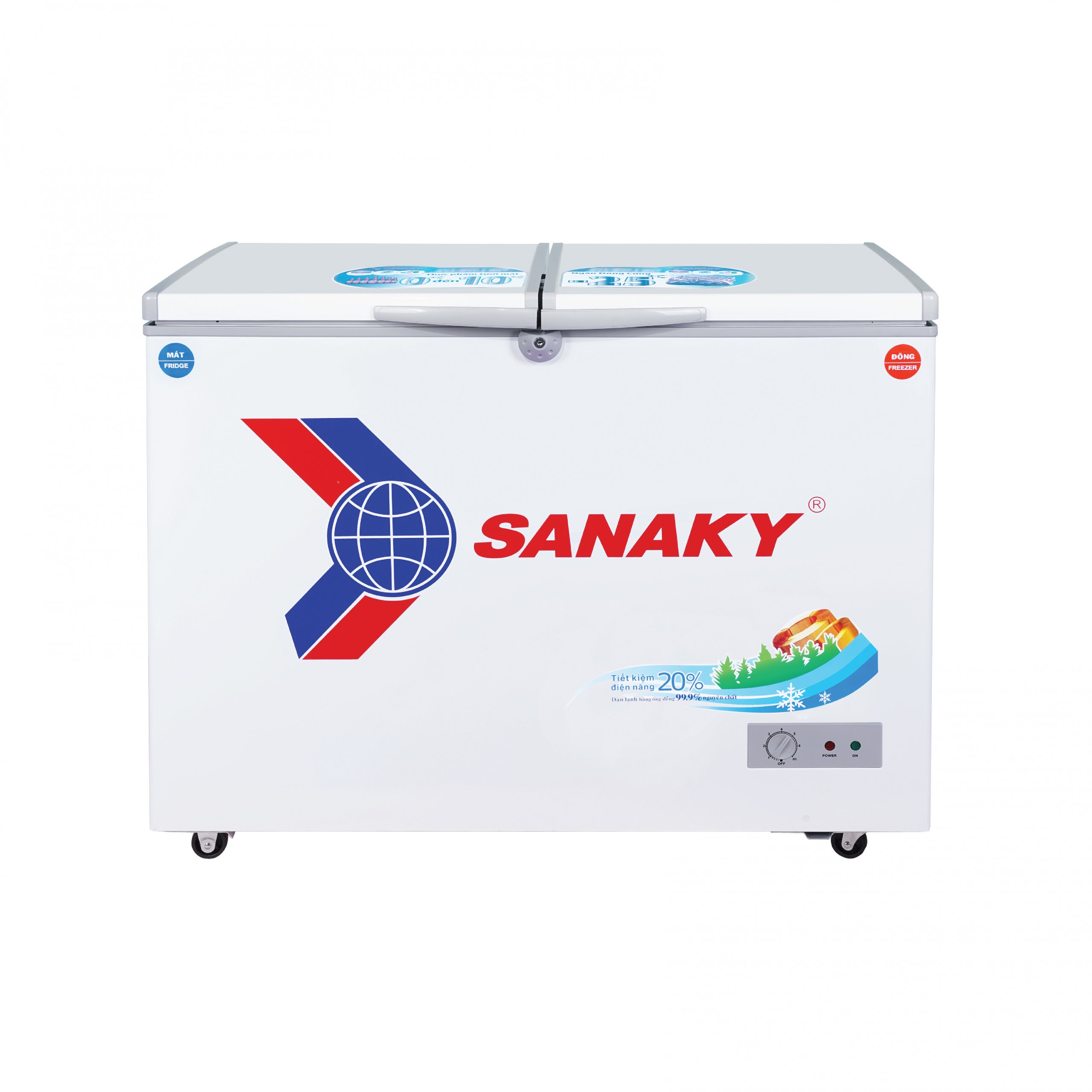 Tủ đông mát Sanaky 220 lít VH-2899W1 Tủ đông mát Sanaky 220 lít VH-2899W1