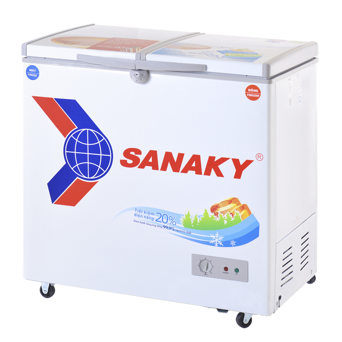 Tủ đông mát Sanaky 220 lít VH-2899W1 Tủ đông mát Sanaky 220 lít VH-2899W1