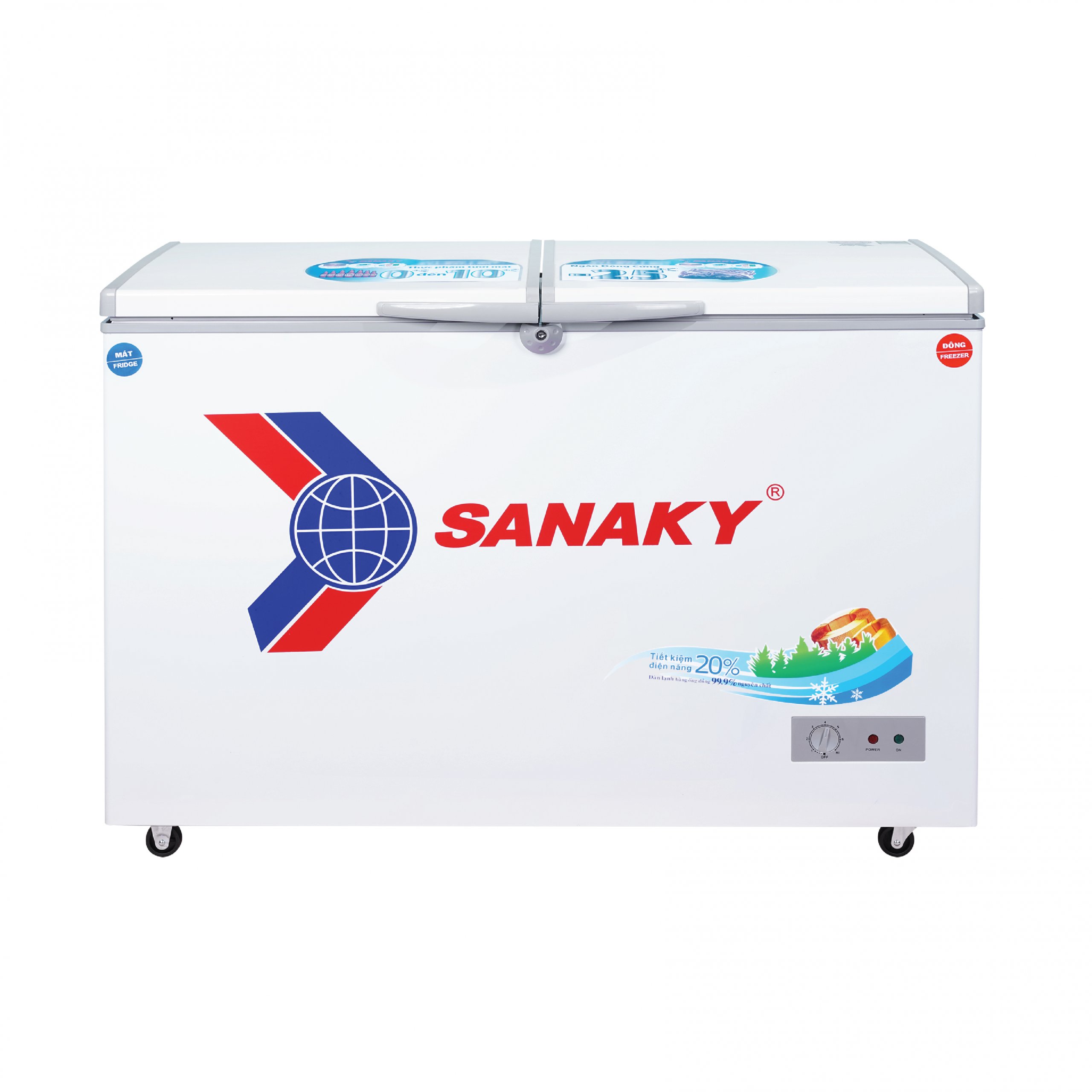 Tủ đông mát Sanaky 260 lít VH-3699W1 Tủ đông mát Sanaky 260 lít VH-3699W1
