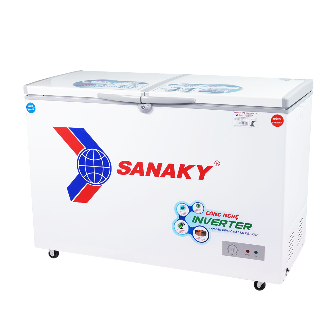 Tủ đông mát Sanaky 260 lít VH-3699W3 Tủ đông mát Sanaky 260 lít VH-3699W3