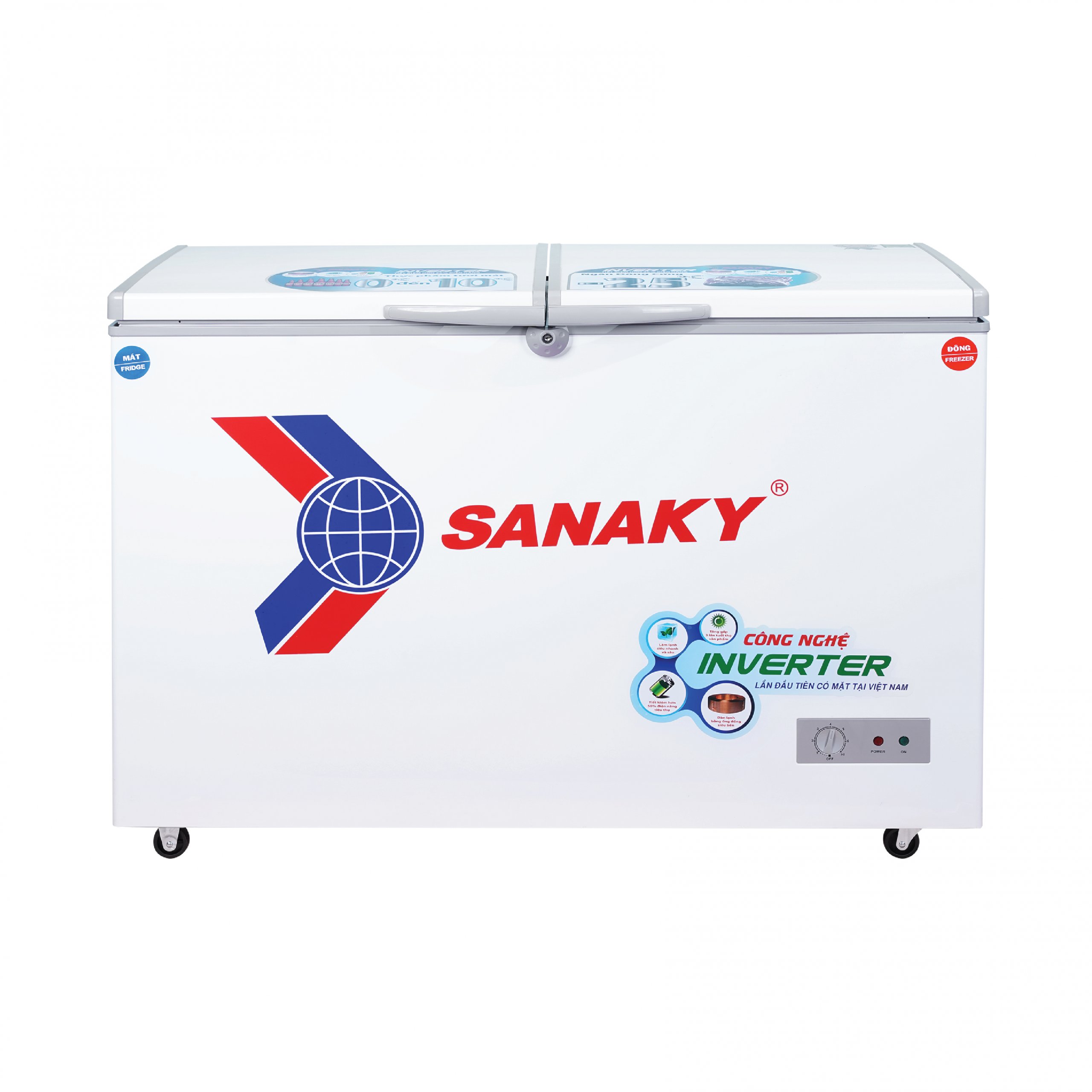Tủ đông mát Sanaky 260 lít VH-3699W3 Tủ đông mát Sanaky 260 lít VH-3699W3