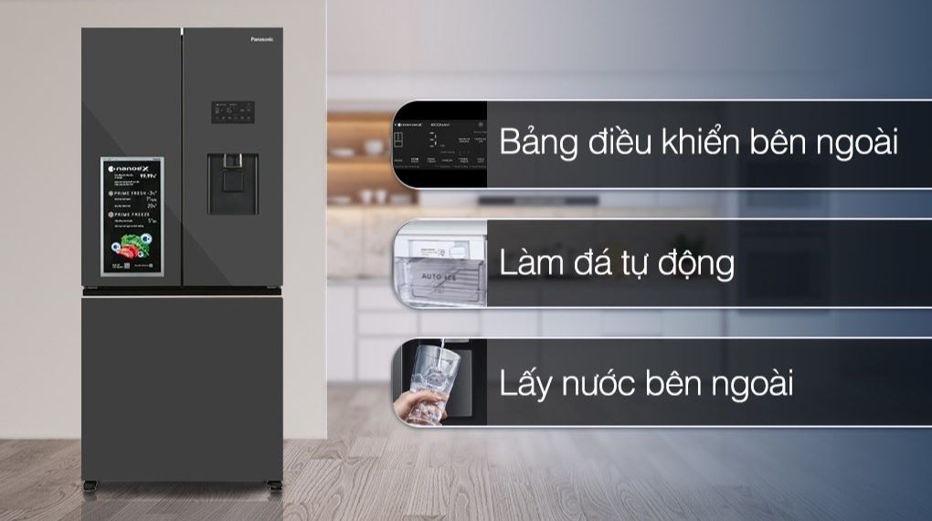 Tủ lạnh Panasonic Inverter 495 lít NR-CW530XMMV