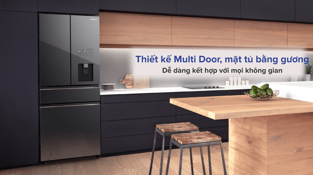 Tủ lạnh Panasonic Inverter 540 lít NR-YW590YMMV