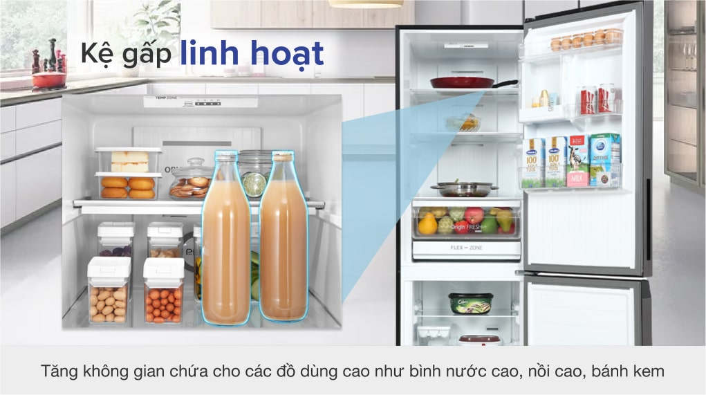 Tủ lạnh Toshiba Inverter 325 lít RB410WE-PMV(37)-SG