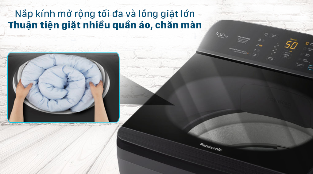 Máy giặt lồng đứng Panasonic 8.5 kg NA-F85A9BRV