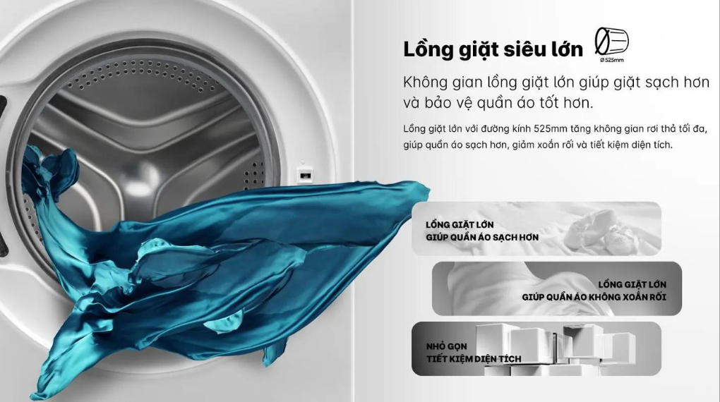 Máy giặt lồng ngang Aqua 12 kg AW12-B4959U1K(B)