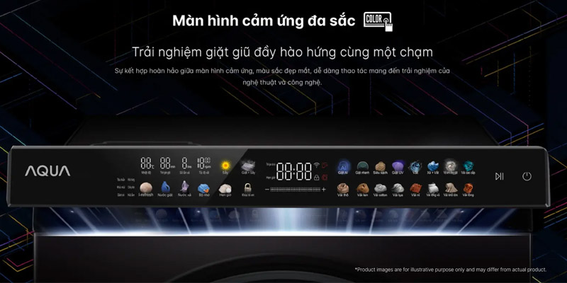 Máy giặt sấy Aqua Inverter 15 KG AQD-DH1500G PP