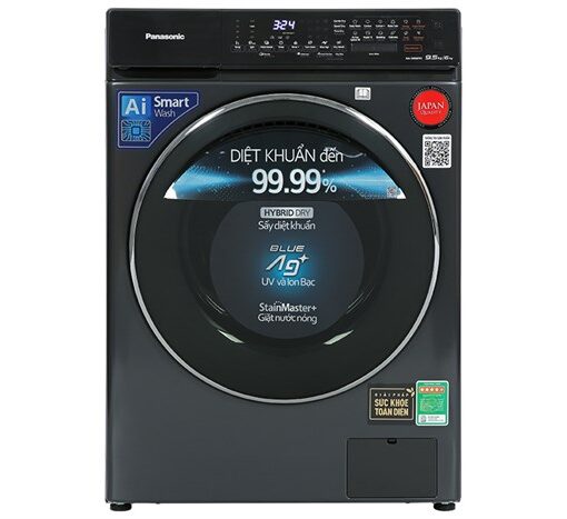 Máy giặt sấy Panasonic Inverter giặt 9.5 kg - sấy 6 kg NA-S956FR1BV