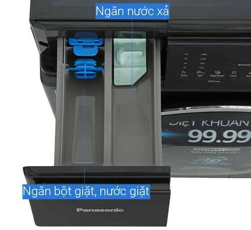 Máy giặt sấy Panasonic Inverter giặt 9.5 kg - sấy 6 kg NA-S956FR1BV