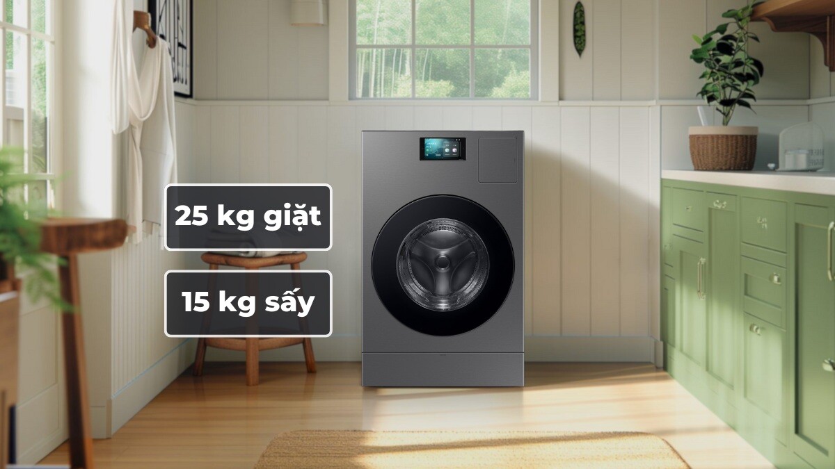 Máy giặt sấy Samsung 25&15 kg WD25DB8995BZSV Máy giặt sấy Samsung 25&15 kg WD25DB8995BZSV