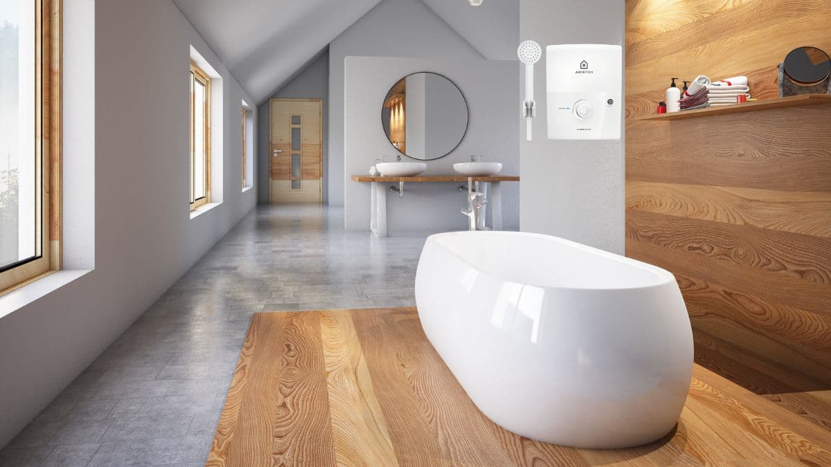 Máy tắm nóng trực tiếp Ariston Aures Easy 3.5P