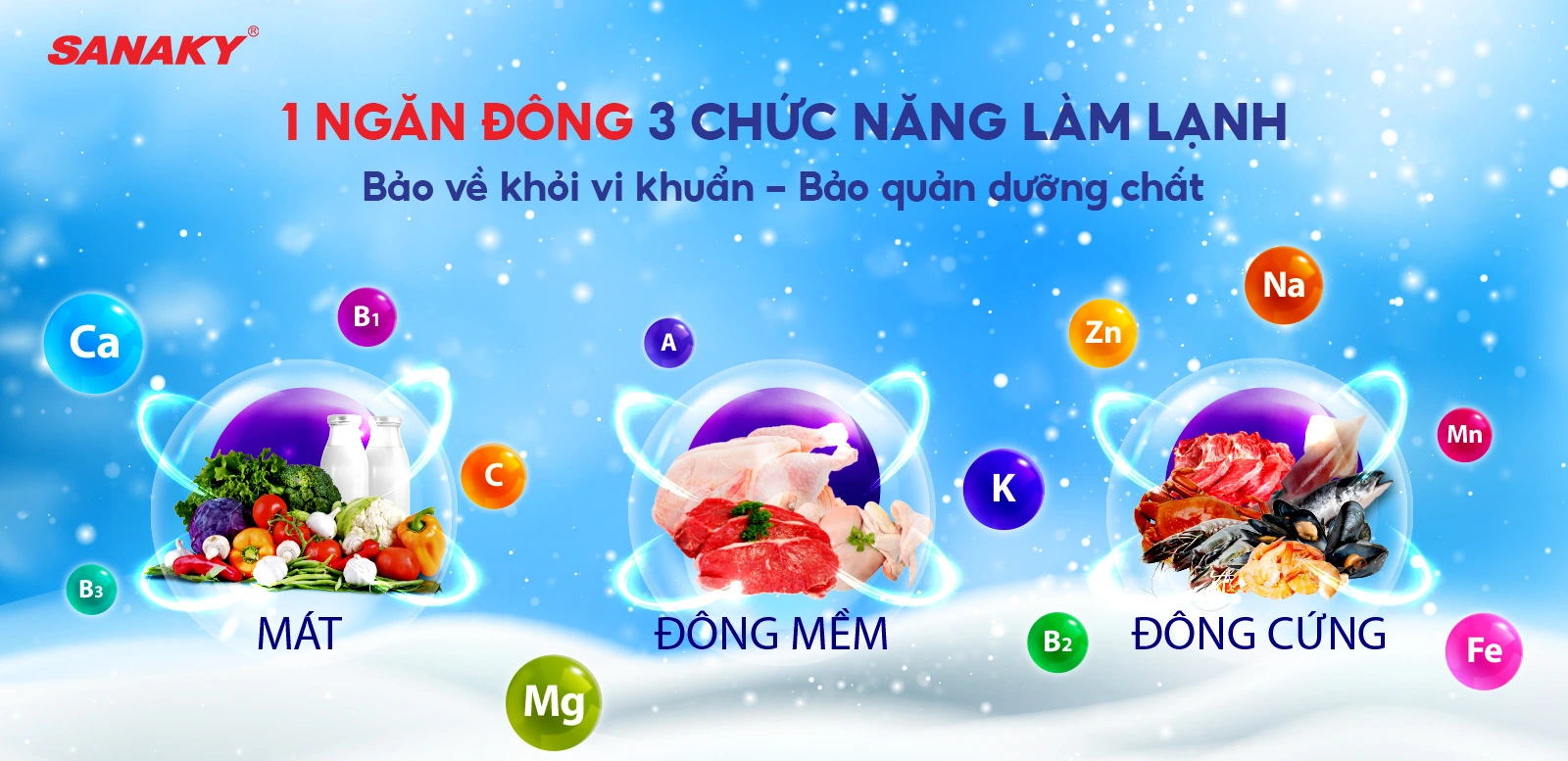 Tủ Đông Sanaky 1700 lít VH-1799HY