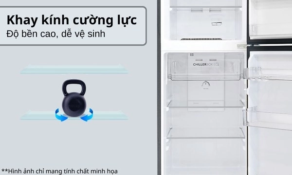 Tủ lạnh Aqua Inverter 283 lít AQR-T299FA(SL)