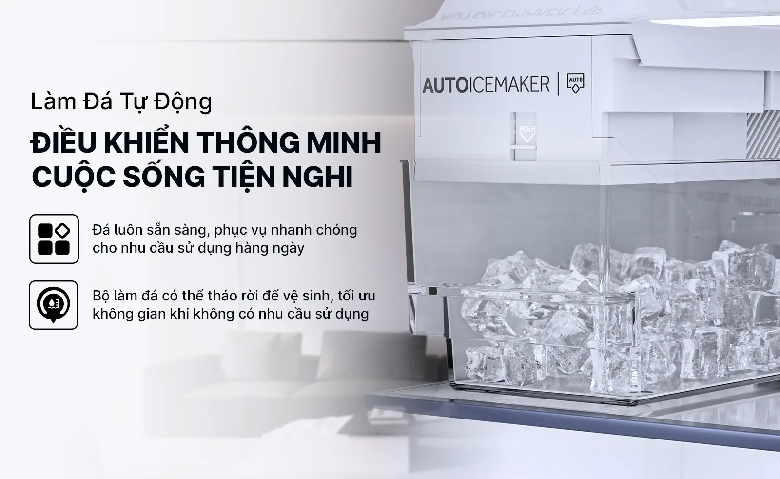 Tủ lạnh Aqua Inverter 455 lít AQR-TA518FA(SL)