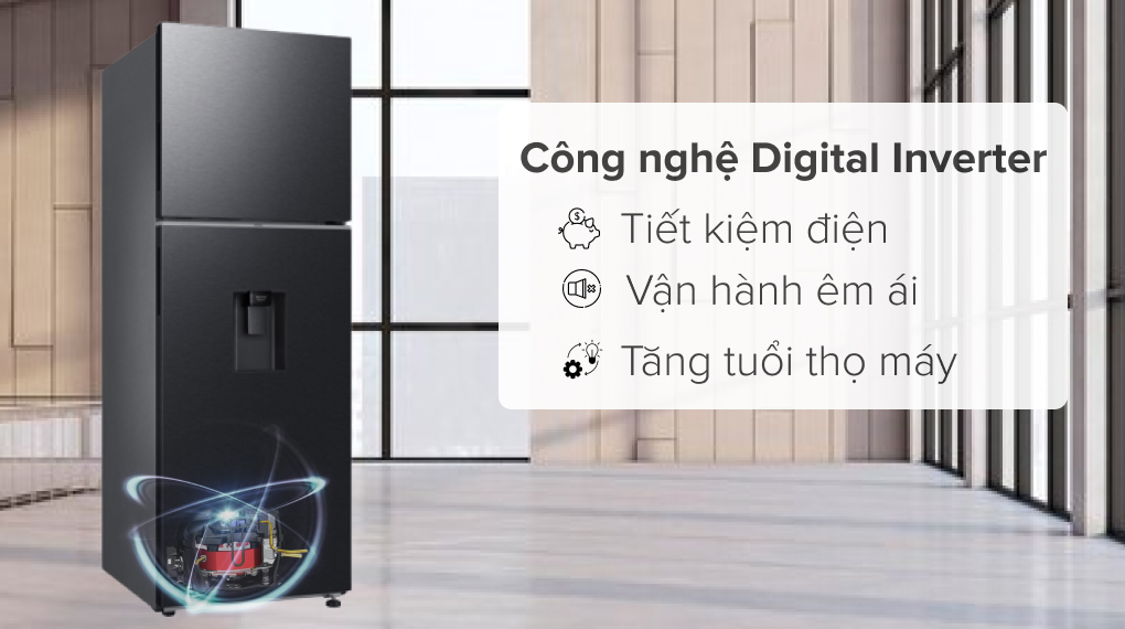 Tủ lạnh Samsung Inverter RT35CG5544B1SV