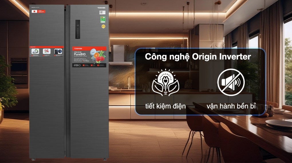 Tủ lạnh Toshiba inverter 555 lít RS696WI-PMV(60)-AG
