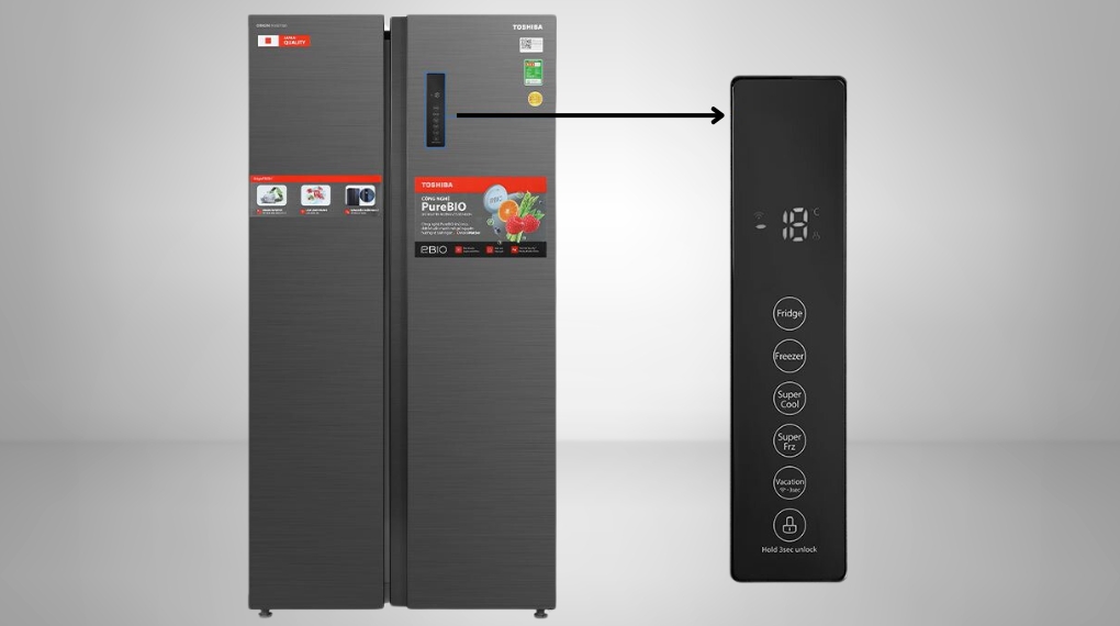 Tủ lạnh Toshiba inverter 555 lít RS696WI-PMV(60)-AG