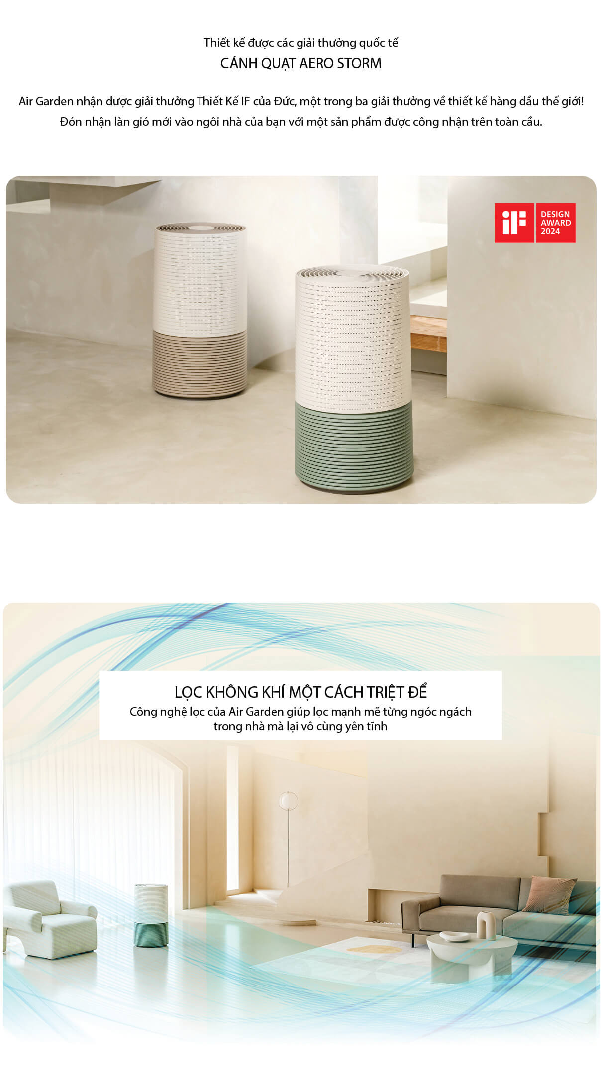 Máy lọc không khí Wells Air Garden