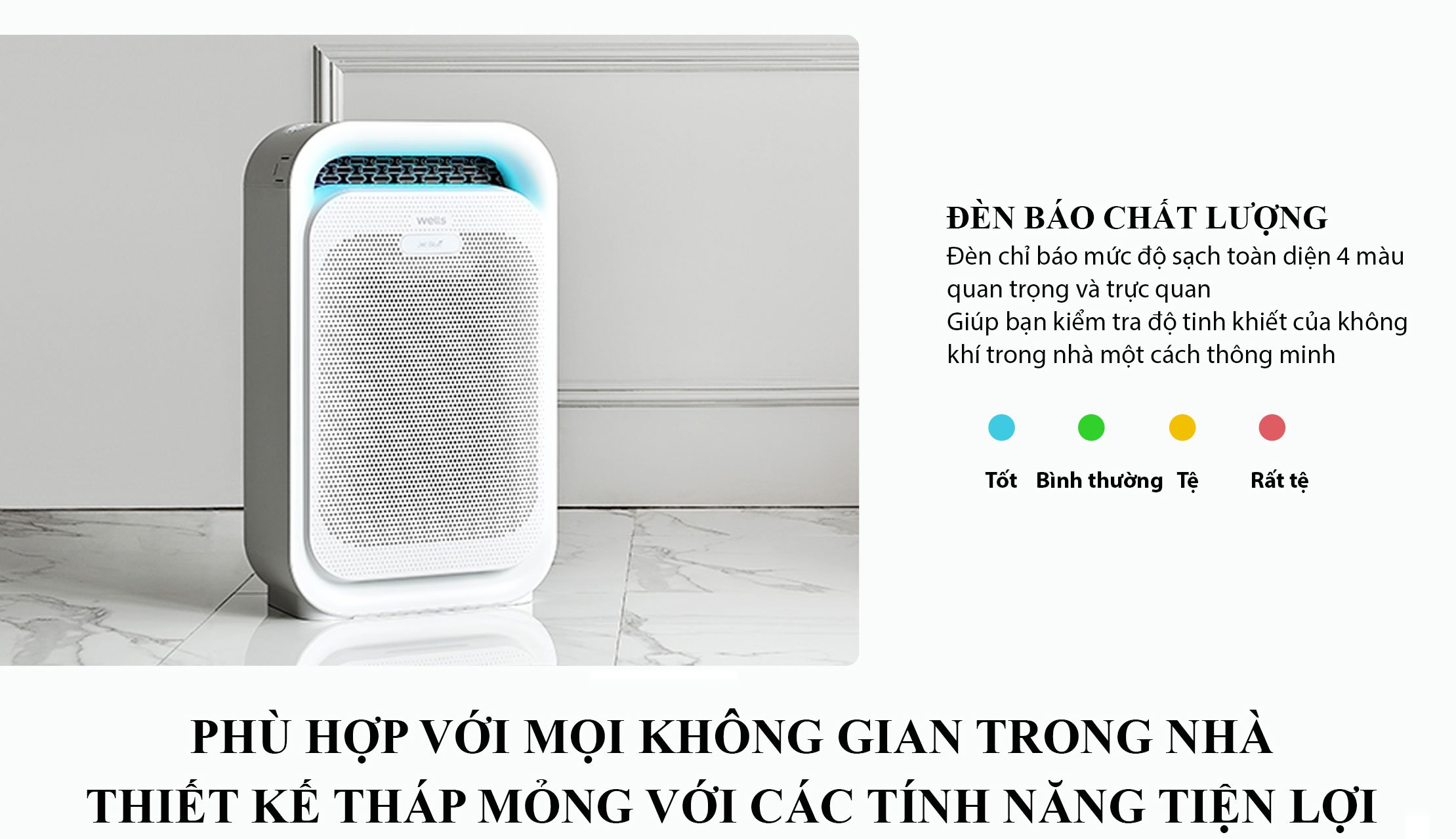 Máy lọc không khí Wells Jet Blue