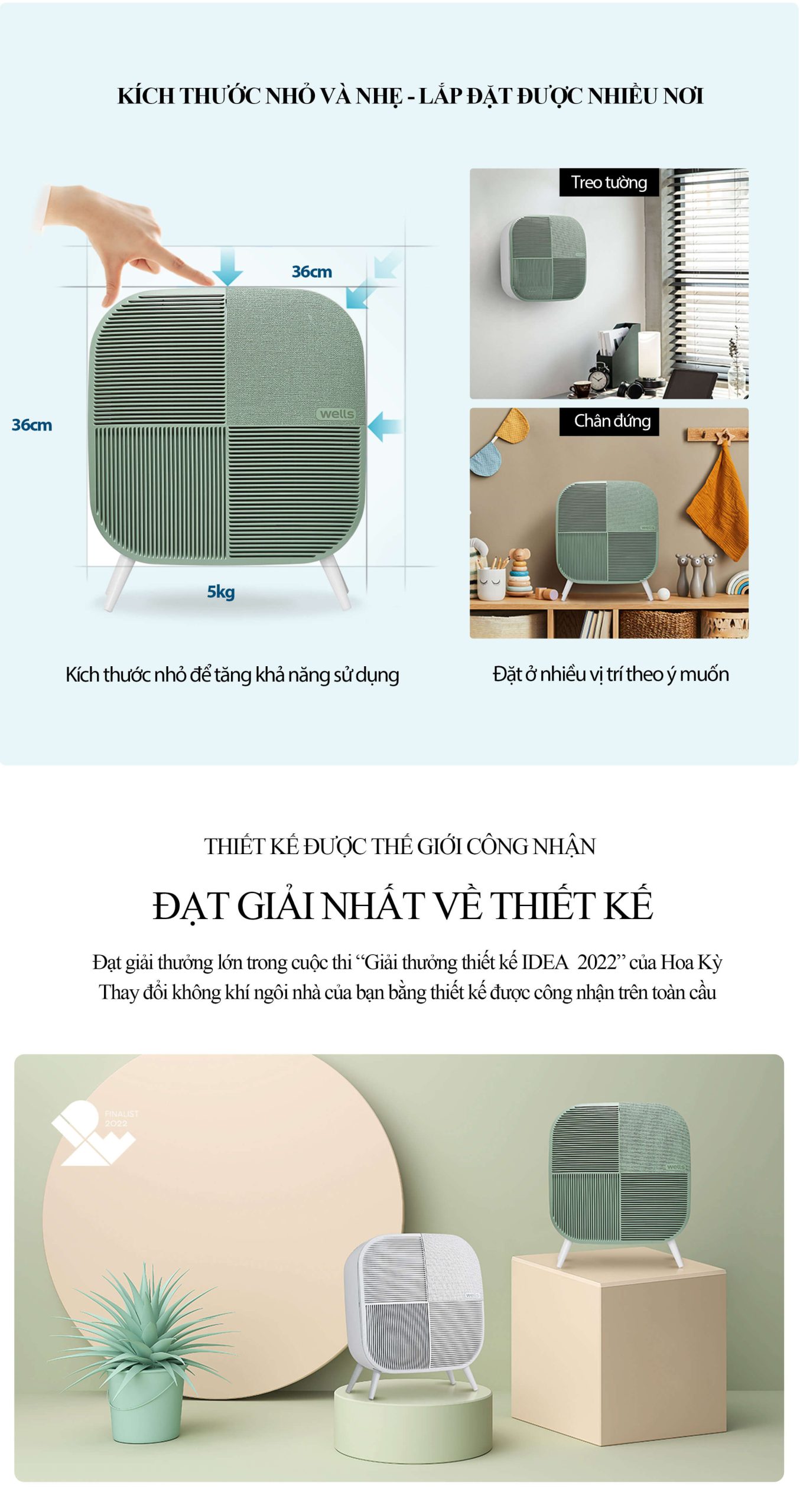 Máy lọc không khí Wells Minimax