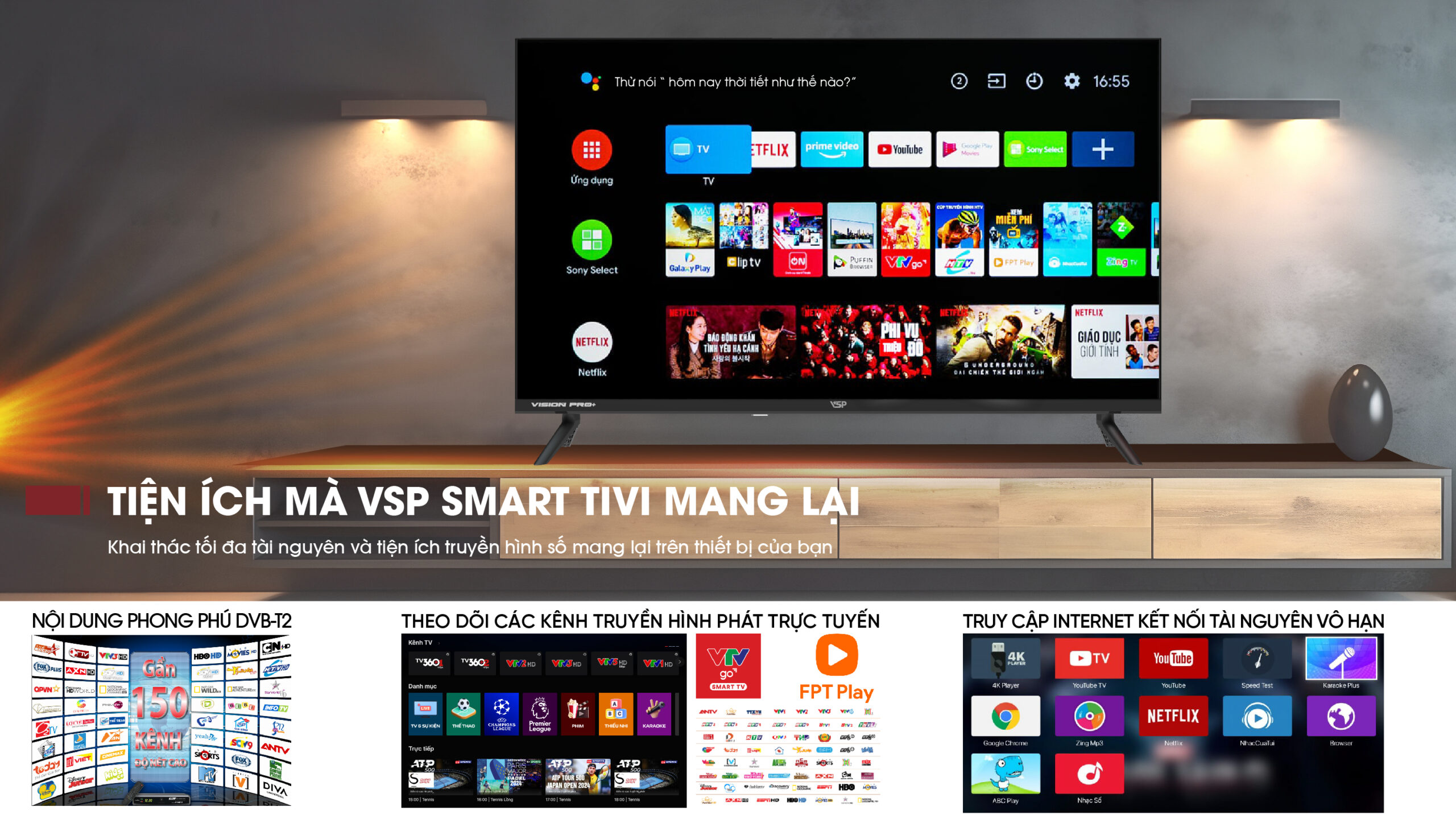 TiVi VSP Smart FHD 43 inch VUA43GSF02 TiVi VSP Smart FHD 43 inch VUA43GSF02