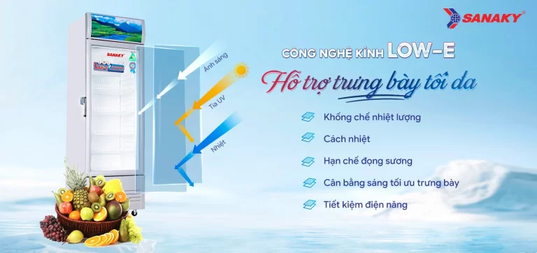 Tủ mát Sanaky 240 lít VH-308KL