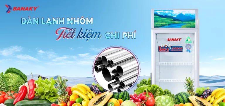 Tủ mát Sanaky 340 lít VH-408KL