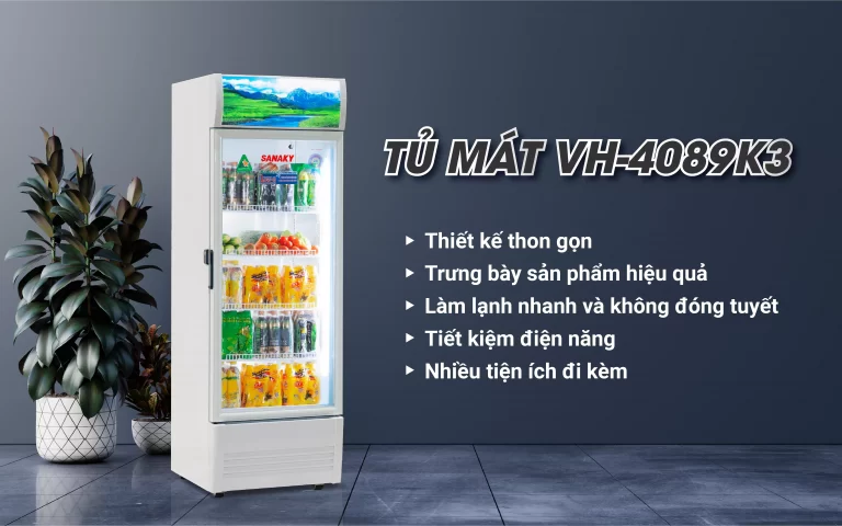 Tủ mát Sanaky 400 lít VH-4089K3