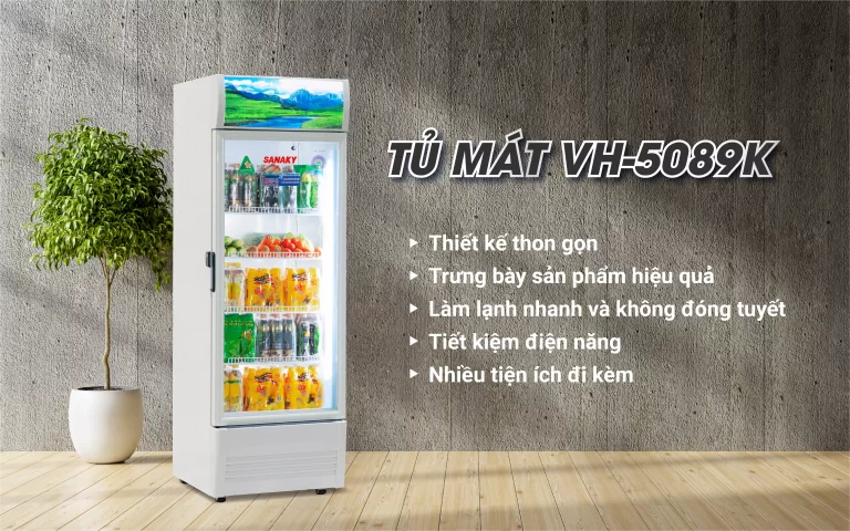 Tủ mát Sanaky 480 lít VH-5089K