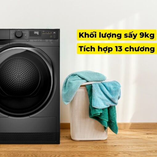 Máy Sấy Bơm Nhiệt Electrolux 9Kg EDH903R7SC