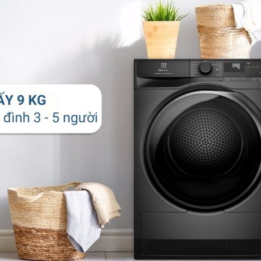 Máy Sấy Bơm Nhiệt Electrolux 9Kg EDH903R7SC