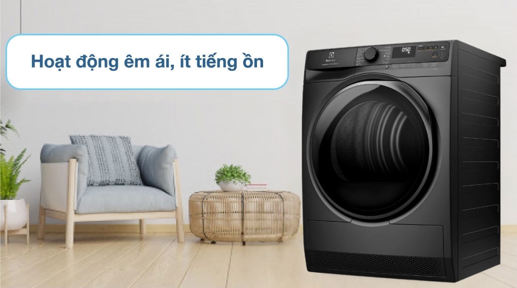 Máy Sấy Bơm Nhiệt Electrolux 9Kg EDH903R7SC 